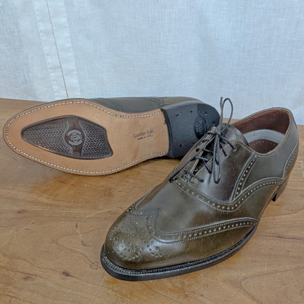 New Old Stock Dexter Wingtips Men's Size 8.5